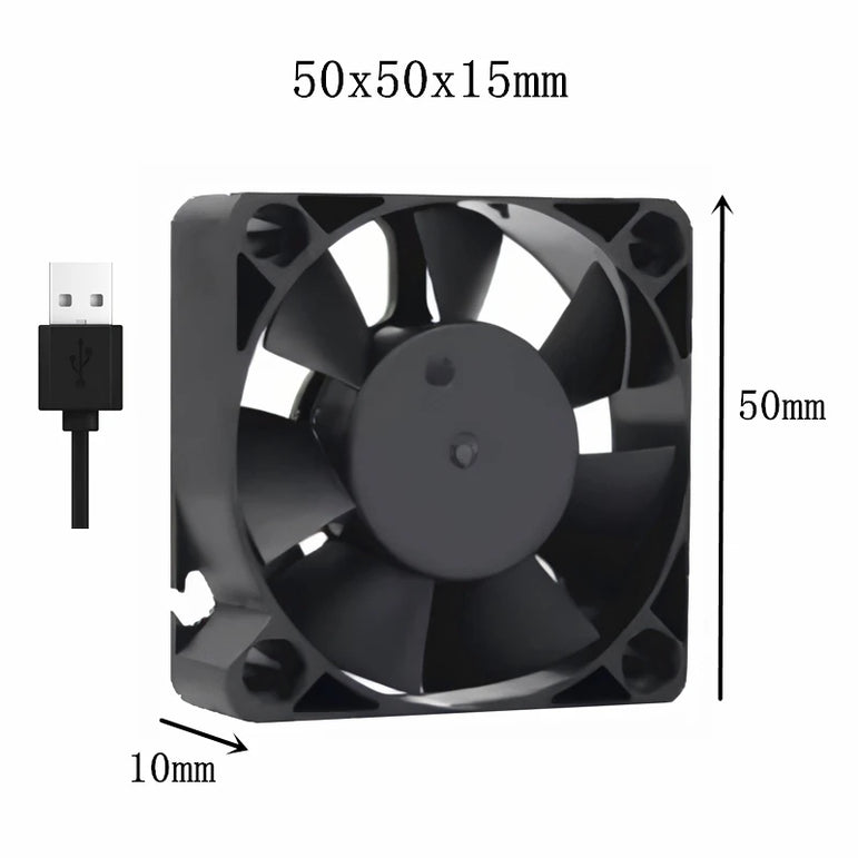 Silent USB fan 40mm 50mm 60mm 70mm 80mm 90mm 120mm cooling fans cooler With USB Cable Ventilator Fan for DIY PC Router chassis