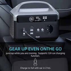 DaranEner NEOZ Portable Power Station 300W 179.2Wh LiFePO4 Battery AC DC Outdoor Pure Sine Wave Emergency Backup Power Supply