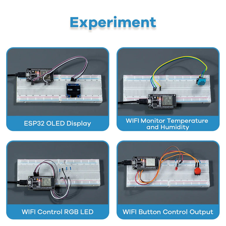 Basic Starter Kit for ESP32 ESP-32S WIFI IOT Development Board