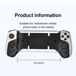 Mobile Phone Game Controller Bluetooth Compatible 53 Macro Function Wireless Gamepad for iPhone iPad Android PC and Switch