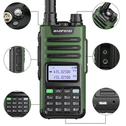 BaoFeng M-13 PRO V1 V2 High Power Multi Band Walkie Talkie Type C Charger Long Range Upgraded UV-13 PRO V1 V2 Ham Two Way Radio