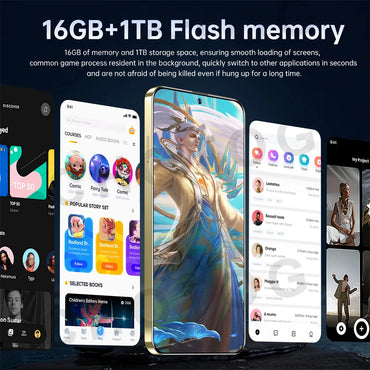 New SMS 24 Ultra Mobile Phones 22GB+2TB Global Version Smartphone 5G Dual Sim Android Cellphones Snapdragon 8 gen 3 Cell Phone