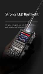 Radtel RT-470X Full Band Ham Radio 256 Channel Air Band Two Way Radio USB-C Aviation NOAA Police Marine Amateur HT Scanner Roger