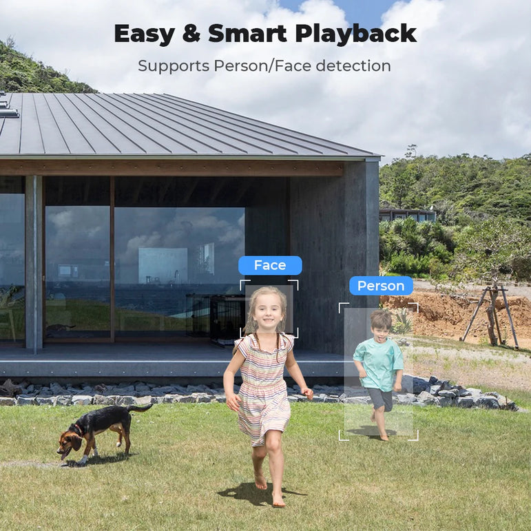 H.view 8CH 4K 5MP 8MP CCTV Security Camera System PTZ Home Video Surveillance Kit Outdoor IP Camera Humanoid Detection