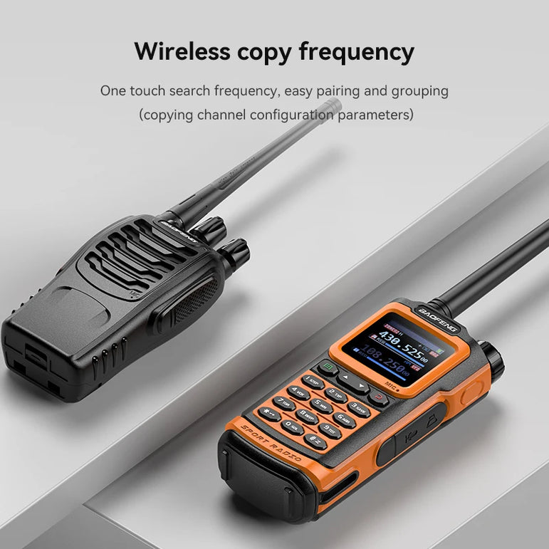 Baofeng AD-20 Walkie Talkie Full Band Analog/Digital Wireless Copy Frequency 1024CH Text Message Digital Encryption Record Radio