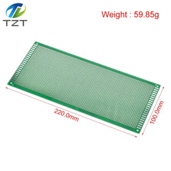 TZT 1pcs 10x22cm 100x220 mm Single Side plate board