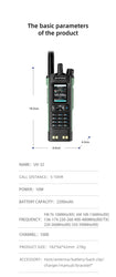 New BAOFENG UV-32 Walkie Talkie GPS 10W Bluetooth APP Programming Multi Band Wireless Copy Frequency Type-C UV32 Ham 2 Way Radio