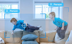 ZOSI C518 Indoor Pan/Tilt Smart Security IP Camera 2K 360° Baby Pet Monitor AI Human Tracking 2.4G/5G WiFi Surveillance Camera