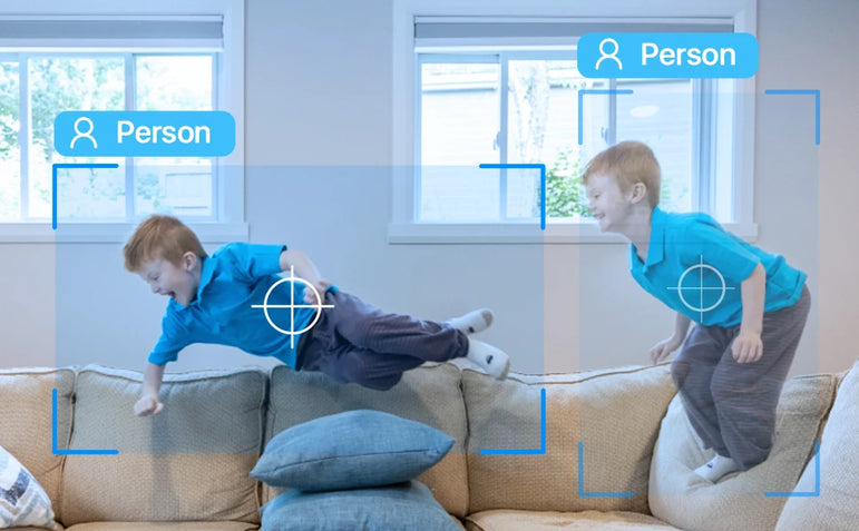 ZOSI C518 Indoor Pan/Tilt Smart Security IP Camera 2K 360° Baby Pet Monitor AI Human Tracking 2.4G/5G WiFi Surveillance Camera
