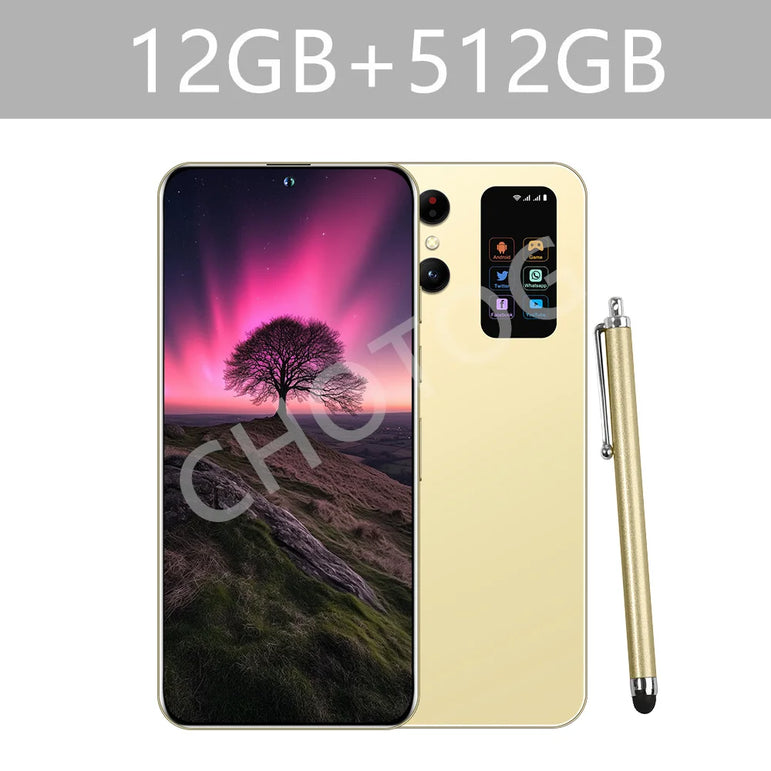 New Back Cover For S25 Ultra Smartphone 7.3HD Original Cellphones 5G Dual Sim 7800mAh Cell Phone Android 14 Mobile Phones Cover