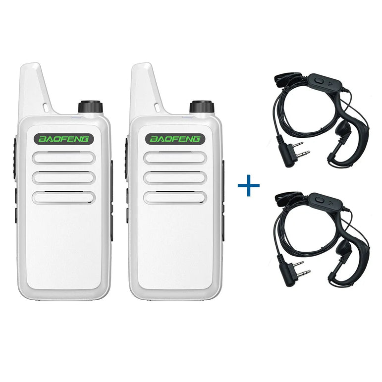 2PCS Mini Walkie Talkie Baofeng BF-T20 PortableTwo Way Radio Charging USB VOX For BF-C9 BF-888S KD-C1 for Station Hotel Hunting
