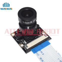 Raspberry Pi 4 Night Vision Fisheye Camera Module 5MP OV5647 Webcam With Infrared IR Sensor LED Light For Raspberry Pi 4B/3B+/3B