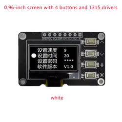 0.96/1.3/1.8/2.4-inch OLED display screen with matrix 4 key interfaces/EC11 rotary encoder combination module IIC/SPI interface
