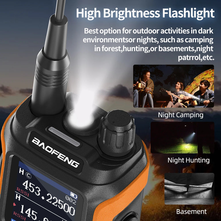Baofeng UV-21 Pro V2 Air Band Walkie Talkie Wireless Copy Frequency AM Type-C Long Range Upgrade UV-5R Ham Radio