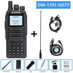 1701 open gd77 Baofeng Digital Walkie Talkie Dual Mode DMR Analog Two Way Radio Dual Time slot Tier 1+2 Dr 1801