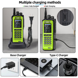 Iradio UV-99 20W Air Band Walkie Talkie Mutli Band High Power FM NOAA 1024CH Wireless Copy Frequency Long Range Type-C Ham Radio