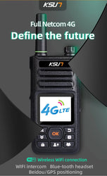 KSUN ZL10 Zello Walkie Talkie Handy Long Range 4G GPS Wifi Blue tooth Mobile Ham Radio Two Way Radio Walkie Talkie 100km