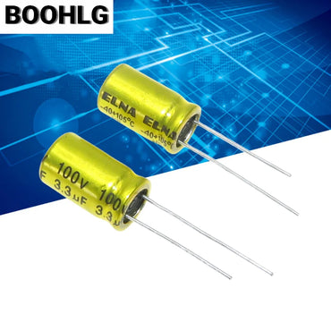 10pcs 100V NP Electrodeless Speaker Audio Capacitor Non Polarity Frequency 1UF 1.5UF 2.2UF 3.3UF 4.7UF Crossover Polypropylene