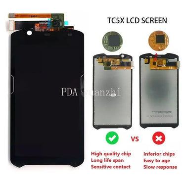 TC52 TC520K TC57 TC57HO LCD Module with Touch Screen for Zebra TC52 TC520K TC57 TC57HO Scanner Screen,Brand New