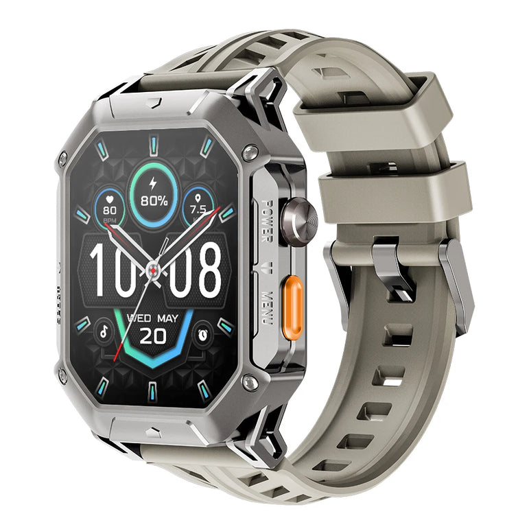 HAYLOU IRON N1 Smartwatchs 2.13’’ AMOLED Display 5ATM Waterproof Bluetooth Call Outdoor Sport Smart Watch 30 Days Battery Life