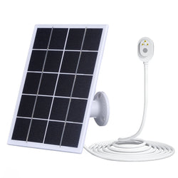 10W 5V Camera Solar Panel Charger Waterproof Security Camera Solar Panel with 3M Cable For Arlo Ultra/Ultra 2/Pro 5S/Pro 4/Pro 3