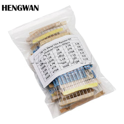 150PCS 300PCS 1/2W 1W 2W 3W Resistance 1% Metal Film Resistor Assortment Kit Set 30Kinds Each 5/10PCS 1R~750R 1K~820K Ohm