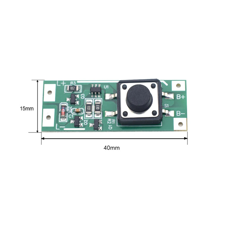 YUSIJIE-324 DIY flash LED module bicycle LED light flashlight PCBA 3-12V voltage LED control board button switch