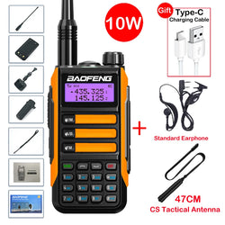 2025 Baofeng UV-16 Max IP68 Waterproof Walkie Talkie Dual Band High Power CB Radio Vhf Uhf CB Ham Radio Long Range Two Way Radio