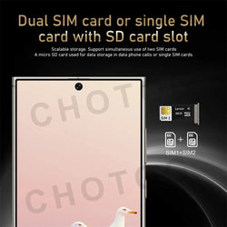 SMS 25 Ultra Smartphone 5G Dual SIM 7800mAh Original Mobile Phones Global Version HD Cellphones 22GB+2TB Cell Phone Android 14