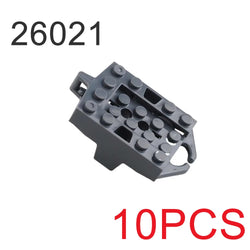 10pcs Roller coaster Building Block Parts Long Short Straight rail Small Particle Technology 26021 25059 2506134738 26560 26559