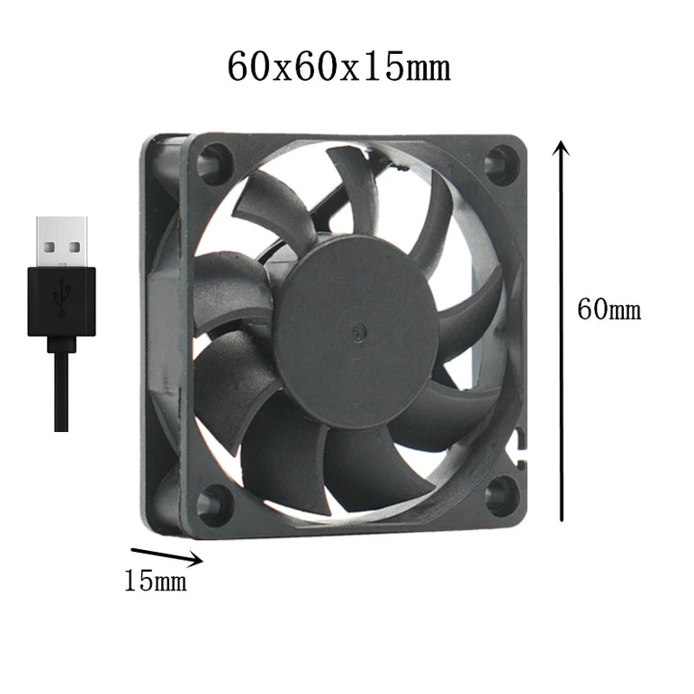 Silent USB fan 40mm 50mm 60mm 70mm 80mm 90mm 120mm cooling fans cooler With USB Cable Ventilator Fan for DIY PC Router chassis