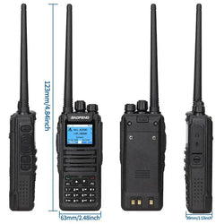 Baofeng Dm 1701 Digital Walkie Talkie Long Range dual Mode dmr Analog Open Gd77 Time slot Tier 1 +2 Radio 1801UV
