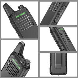 2PCS Mini Walkie Talkie Baofeng BF-T20 PortableTwo Way Radio Charging USB VOX For BF-C9 BF-888S KD-C1 for Station Hotel Hunting