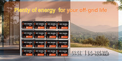 Humsienk 12V 20Ah 100Ah 200Ah 314Ah LiFePO4 Battery Rechargeable Cells 15000 Cycle BMS For RV/ Vans/ Camping/ Home Storage/Solar