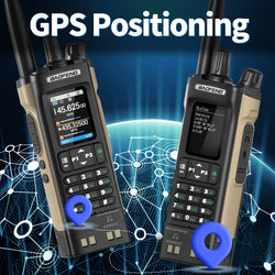 Baofeng UV-32 Walkie Talkie GPS 10W Wireless Bluetooth APP Programming Air Band Type-C NOAA for UV-5R Amateur Two Way Ham Radio