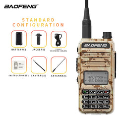 Baofeng RD-K5 Ham Walkie Talkie High Gain Antenna Encryption Anti-interference Air Band 108-136 Mhz 5-10KM Uhf Vhf Two Way Radio