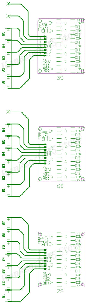 NEEY 5A Active Equalizer Balancer 3S 4S 5S 6S 7S 8S 9S 10S 11S 12S 13S 14S 15S 16S 17S Lifepo4/lipo/lto Battery Energy Capacitor