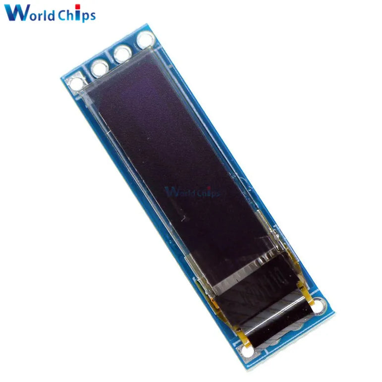 0.69 inch 96x16 OLED Display Module White Display LCD Screen Control Board with Pin for Arduino 3-5.5V IIC Interface