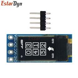 0.5-inch CH1115 OLED Screen | Ultra-Thin 48x88 Display | High Brightness I2C Vertical Module for Arduino/RPi DIY Projects