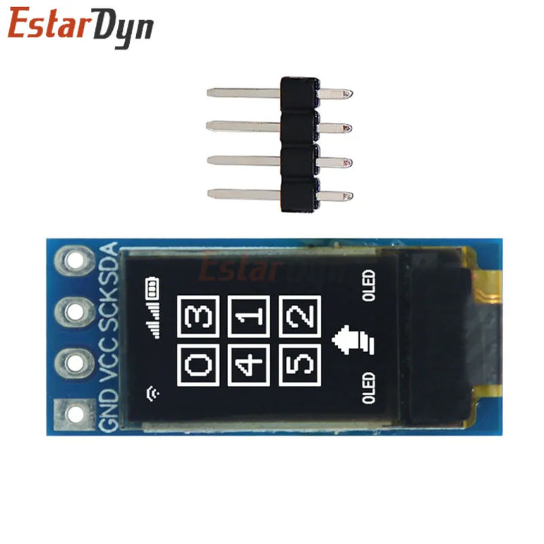 0.5-inch CH1115 OLED Screen | Ultra-Thin 48x88 Display | High Brightness I2C Vertical Module for Arduino/RPi DIY Projects