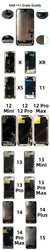 OLED For iPhone X XR XS MAX LCD With 3D Touch Screen Digitzer assembly For 11 Pro Max 12 Pro Max Display 13 MINI 14 Plus 15
