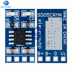 1-10PCS SD05CRMA MPPT Solar Charge Controller 1A 4.2V 3.7V 18650 LiPo Li-ion Lithium Battery Module Solar Panel Battery Charging
