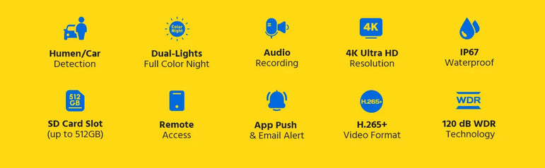 ANNKE 4K 8CH POE Network Video Surveillance System NVR Recorder With 8PCS 4PCS 8MP Audio Recording Security Ip Camera