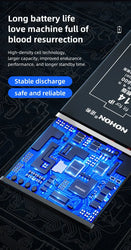 NOHON 3500mAh Battery for iPhone 14 13 11 12 Pro 15 SE 2022 2020 SE3 SE2 X XR XS Max Replacement Batteries Big Capacity