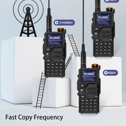 Baofeng K5 Pro Max Walkie Talkie 12W High Capacity UHF VHF AM FM Two Way Radio UVK5 Full Band LCD Noise Reduction DTMF Ham Radio