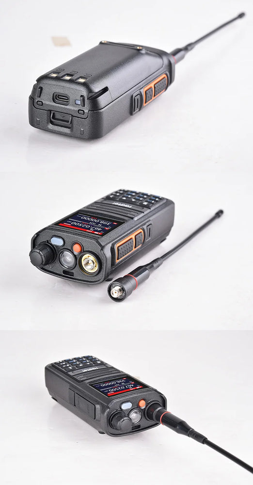 Radtel RT-470X Full Band Ham Radio 256 Channel Air Band Two Way Radio USB-C Aviation NOAA Police Marine Amateur HT Scanner Roger