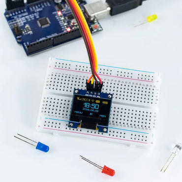 0.96 Inch OLED I2C IIC Display Module 12864 128x64 Pixel SSD1306 Mini Self-Luminous OLED Screen Board for Arduino Raspberry Pi