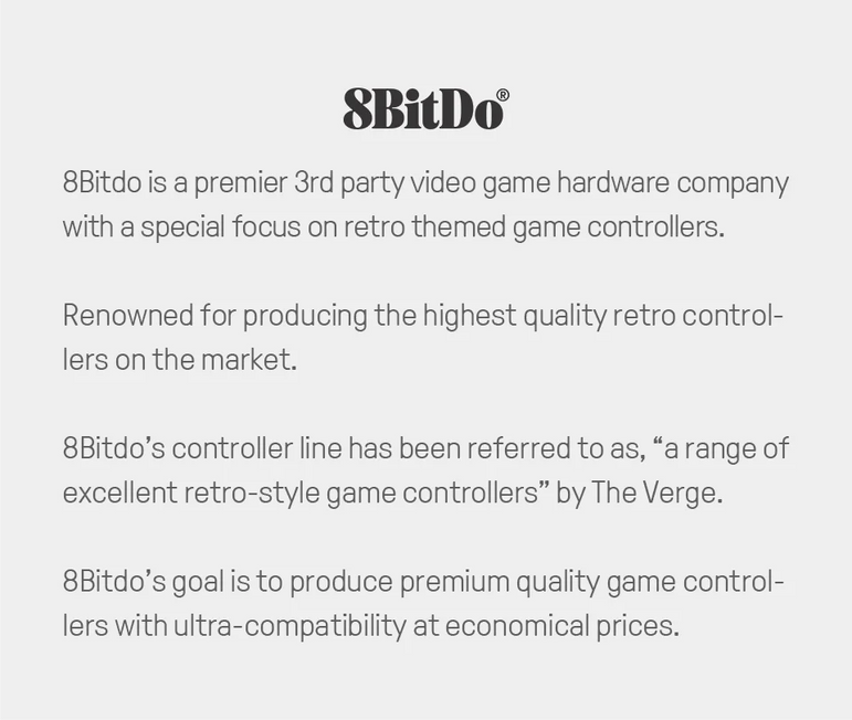 8BitDo Micro Bluetooth Controller Pocket-sized Mini gamepad for Switch, Android, and Raspberry Pi, Support Keyboard Mode