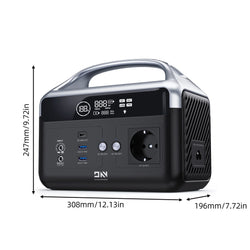 DaranEner NEOZ Portable Power Station 300W 179.2Wh LiFePO4 Battery AC DC Outdoor Pure Sine Wave Emergency Backup Power Supply
