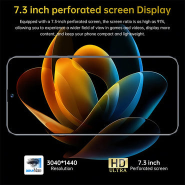 2025 New X7 Pro Case for 7.3HD Smartphone 5G Dual Card Android 14 Global Version 8000mAh Battery
